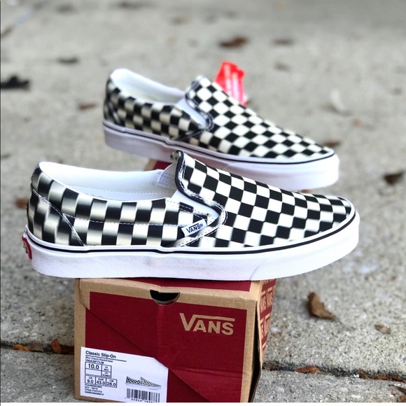 Vans Other - Just In NWT Vans Blur Classic Checkerboard SlipOn